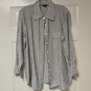 Worth Blue and White Button Down Shirt